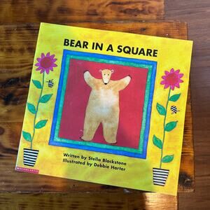 Vintage 1999 Scholastic Bear In A Square Paperback Book